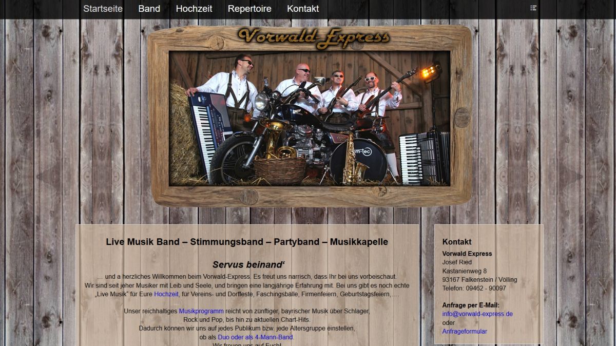 musik band oberpfalz partyband in Niederbayern hochzeitsband